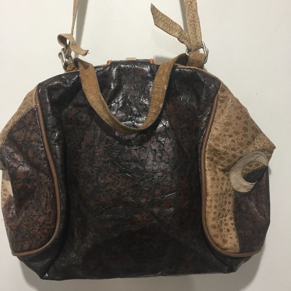 VINTAGE PATCHWORK HANDBAG - Picture 6 of 7